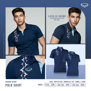 GRAND SPORT เสื้อคอปกพิมพ์หน้า รหัส : 012592