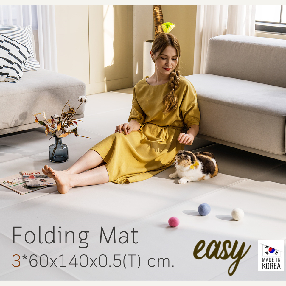 Dfang Easy Folding Mat - แผ่นกันลื่นสำหรับสัตว์เลี้ยง non-slip mat ขนาด 3x60*140*0.5 cm.