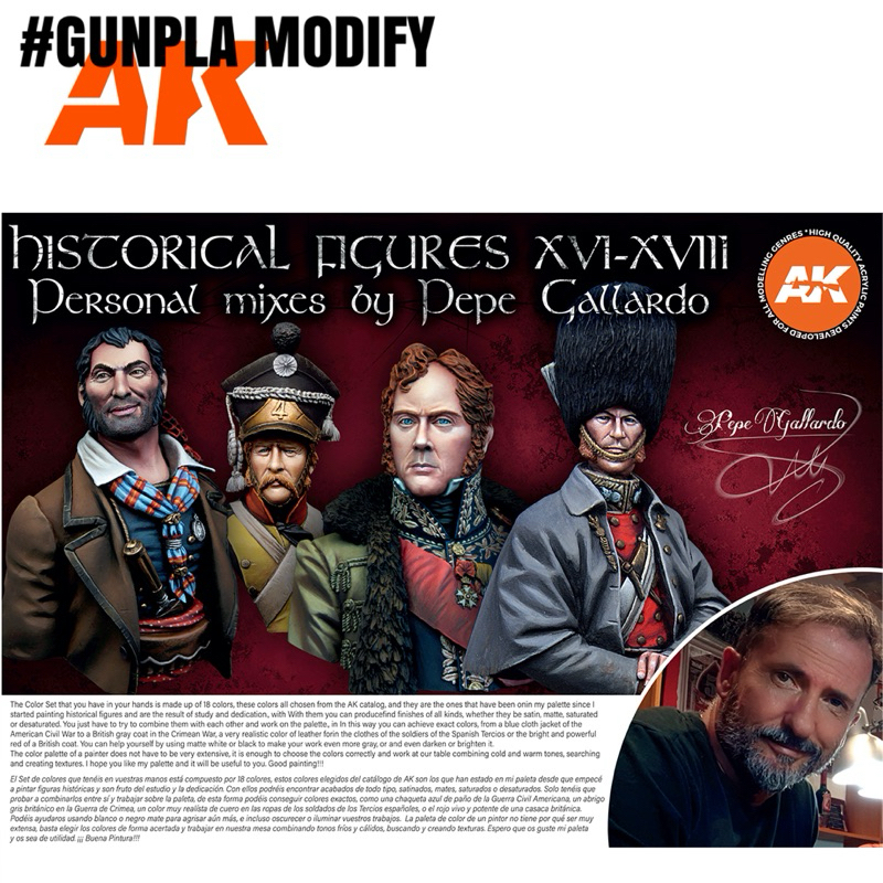 AK INTERACTIVE 3G ชุดสี Historical Figures XVI-XVII by Pepe Gallardo AK11762 - รูปที่ 2