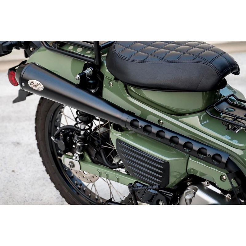 ท่อแต่ง CT125 Black Full Systems by Pistonbike