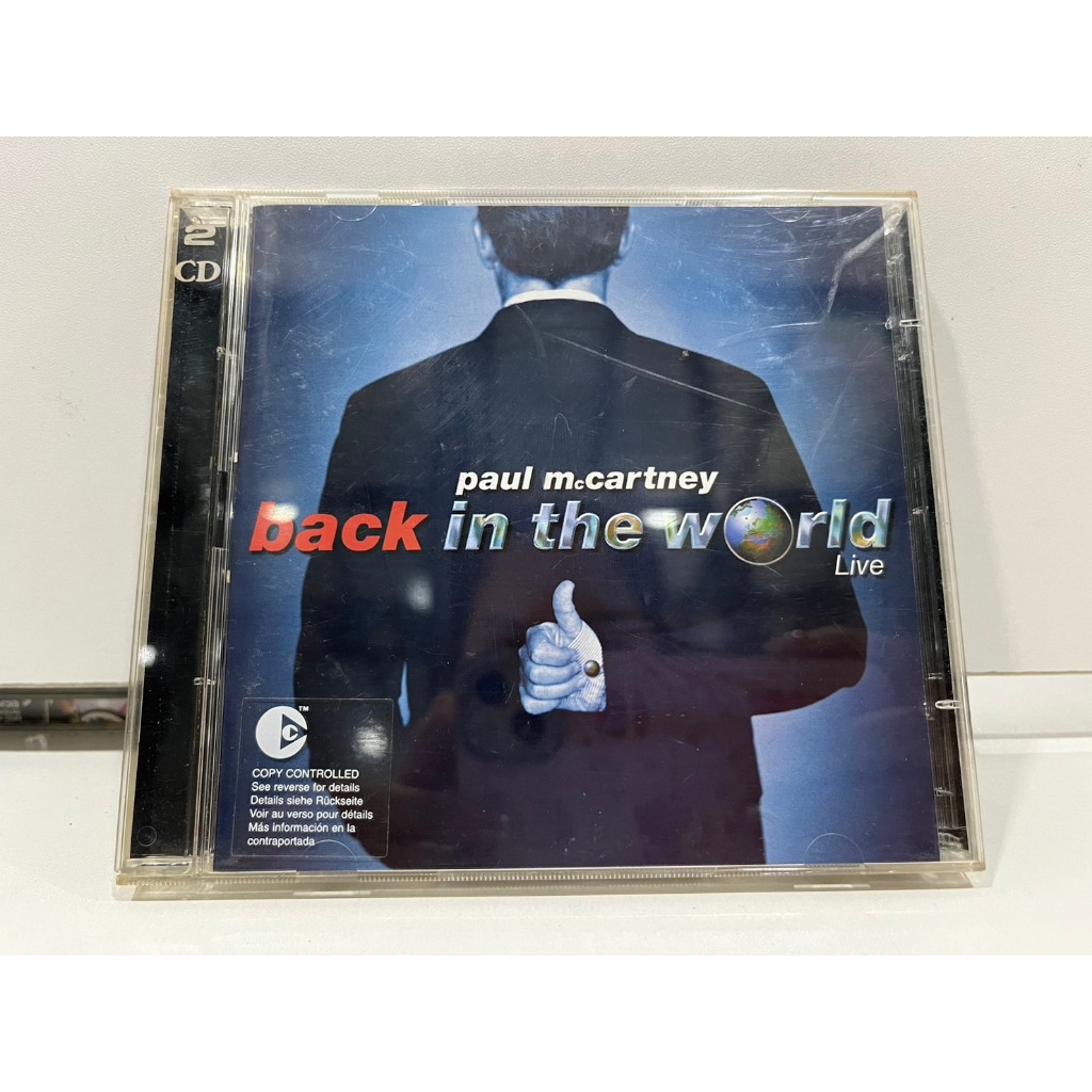 2   CD  MUSIC  ซีดีเพลง    PAUL MCCARTNEY BACK IN THE WORLD     (N6J152)