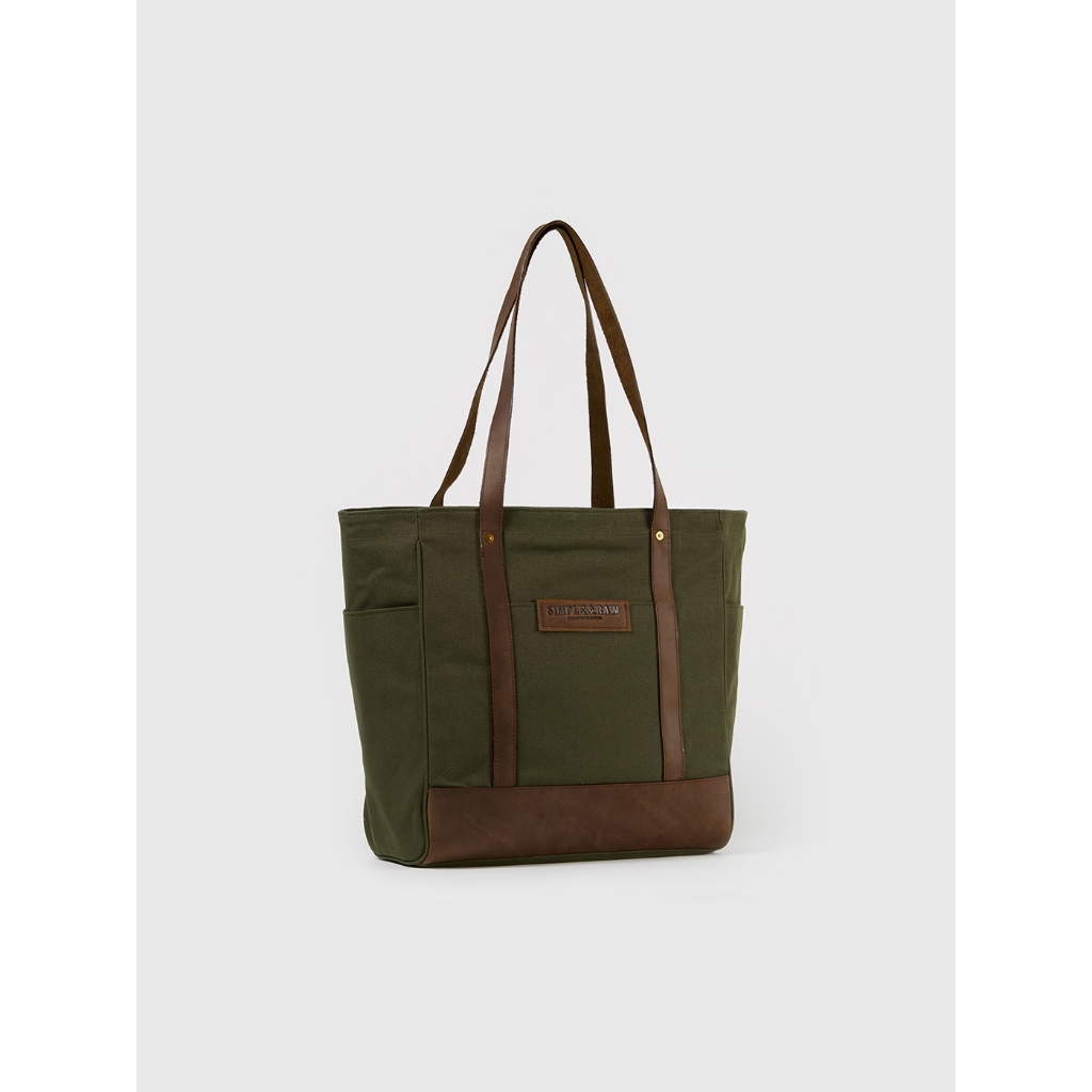 Simple&Raw - Bk505 HudsonTote (Green)