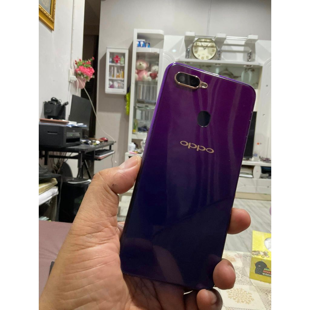 OPPO F9 4G มือสองสภาพสวย  แรม 6 รอม 64 | มือถือ 6.3 นิ้ว กล้องชัด  รับประกัน 1 เดือน