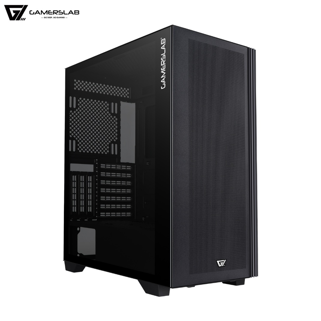 Gamerslab Make In Black Series X361 ATX Chassis with DS-12 3000RPM