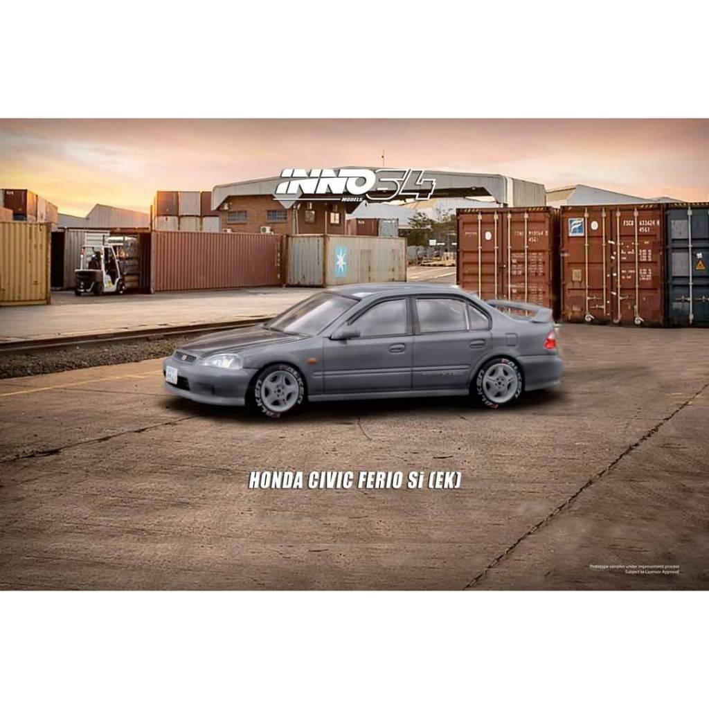 INNO64#Honda Civic Ferio Si#EK# "4Door" #Grey#JDM