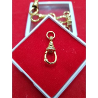 สปิงก้ามปูทองเลเซอร์ใช้สำหรับเปลี่ยนพระสะดวกไม่ลอกไม่ดำมีหลา…