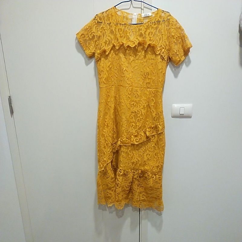 เดรสกระโปรง ป้าย just girlie มือสอง ไม่มีตำหนิ