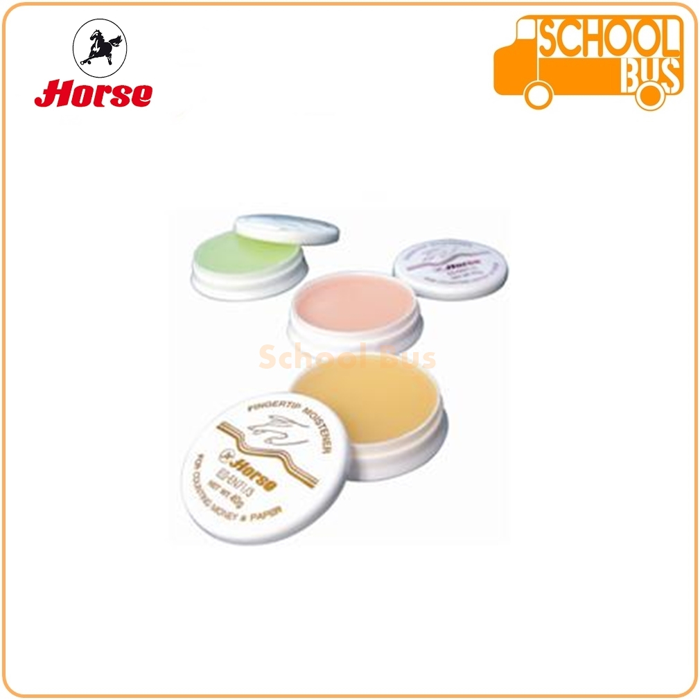 ขี้ผึ้งนับแบงค์ ครีมนับแบงค์ กระดาษ 40 g ตราม้า คละสี Horse Fingertip Moistener