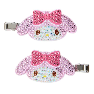 ✈️🌸 กิ๊บ Sanrio รุ่นพรีเมียม ฝังเพชรคริสตัล ของแท้ จากญี่ปุ่น กิ๊บคิตตี้ คิตตี้ กิ๊บ Kitty melody kuromi Sanrio Japan 🇯🇵