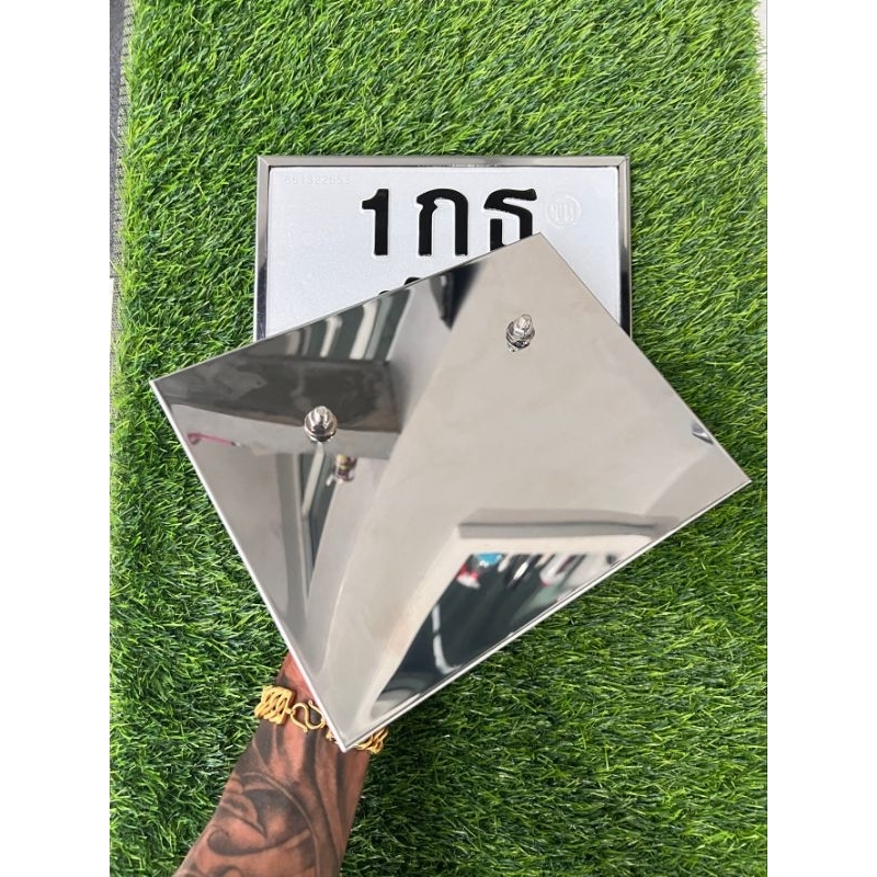 กรอบป้ายทะเบียนของ hondaใส่ได้ทุกรุ่น แบบธรรมดา 2 รูไม่มีรูใส่แคปซูล