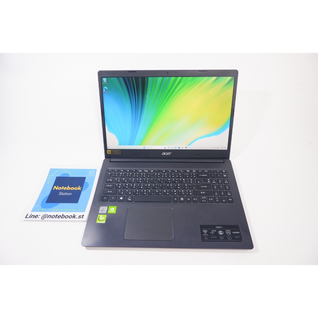 Acer Aspire 3 i5-1035G1 Ram8 SSD512 มีการ์ดจอแยกMX330(2GB) จอ15.6 FHD เครื่องประมวลผลไว พร้อมใช้งาน 