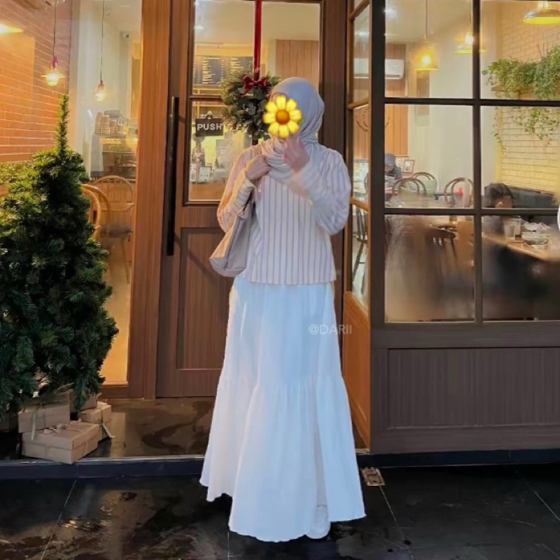 Sugar Skirt | กระโปรงยาว เอว 24” ยืดสุด 42” - รูปที่ 3