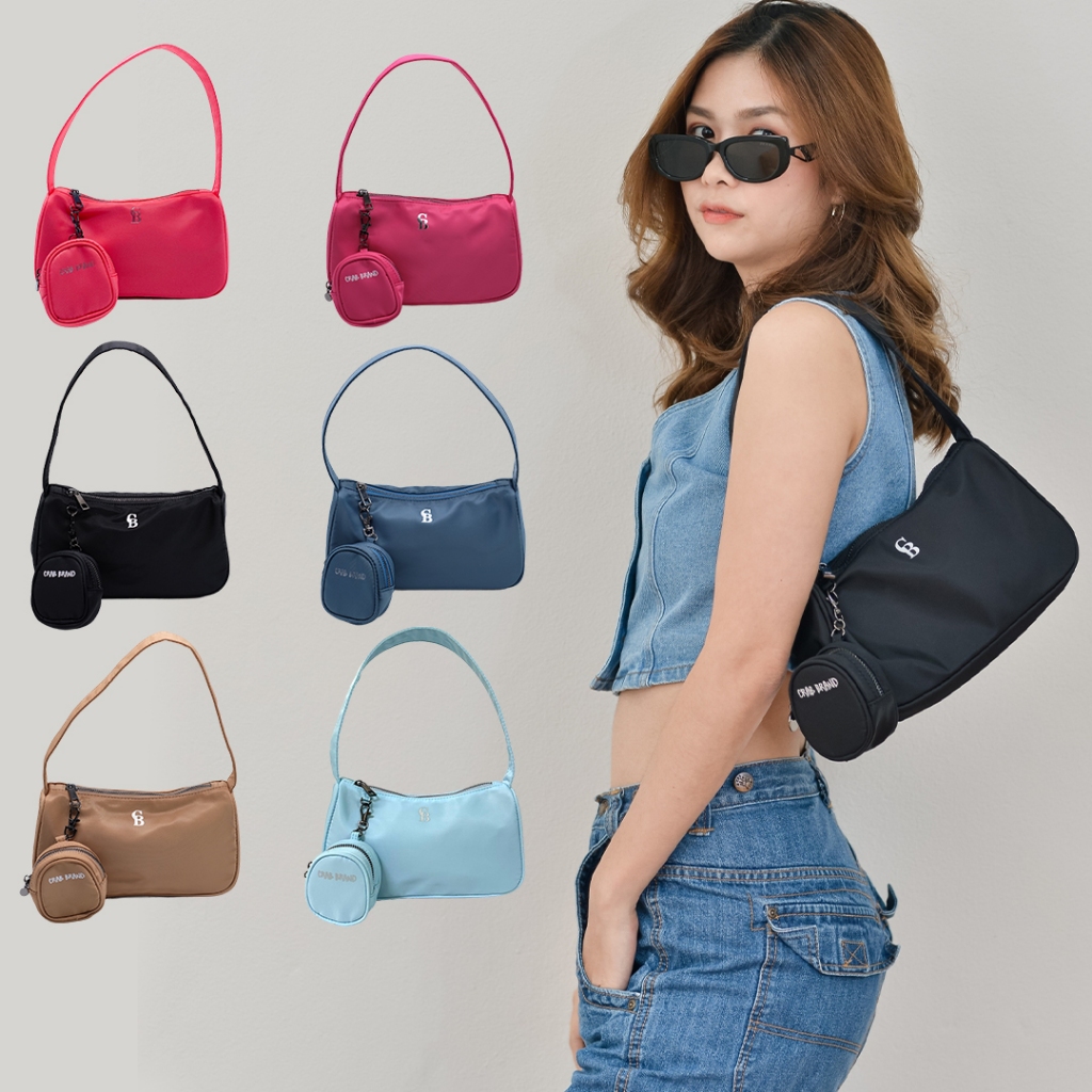 [ 𝐂𝐥𝐞𝐚𝐫𝐚𝐧𝐜𝐞 𝐒𝐚𝐥𝐞 ลด 𝟱𝟬%] CrabBrand* Bubble Bag กระเป๋าสะพายไหล่ผู้หญิง