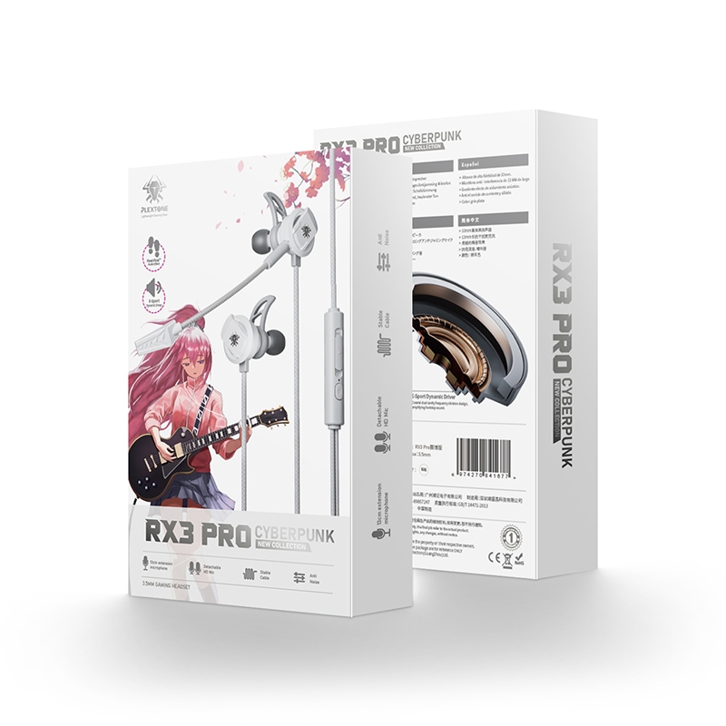 หูฟัง PLEXTONE xMowi RX3PRO rx3 rx3 pro หูฟังเล่นเกมพร้อมไมโคร headphone เกมส์มิ่ง มีไมค์ ตัดเสียงรบกวน เสียงดี สตรีม