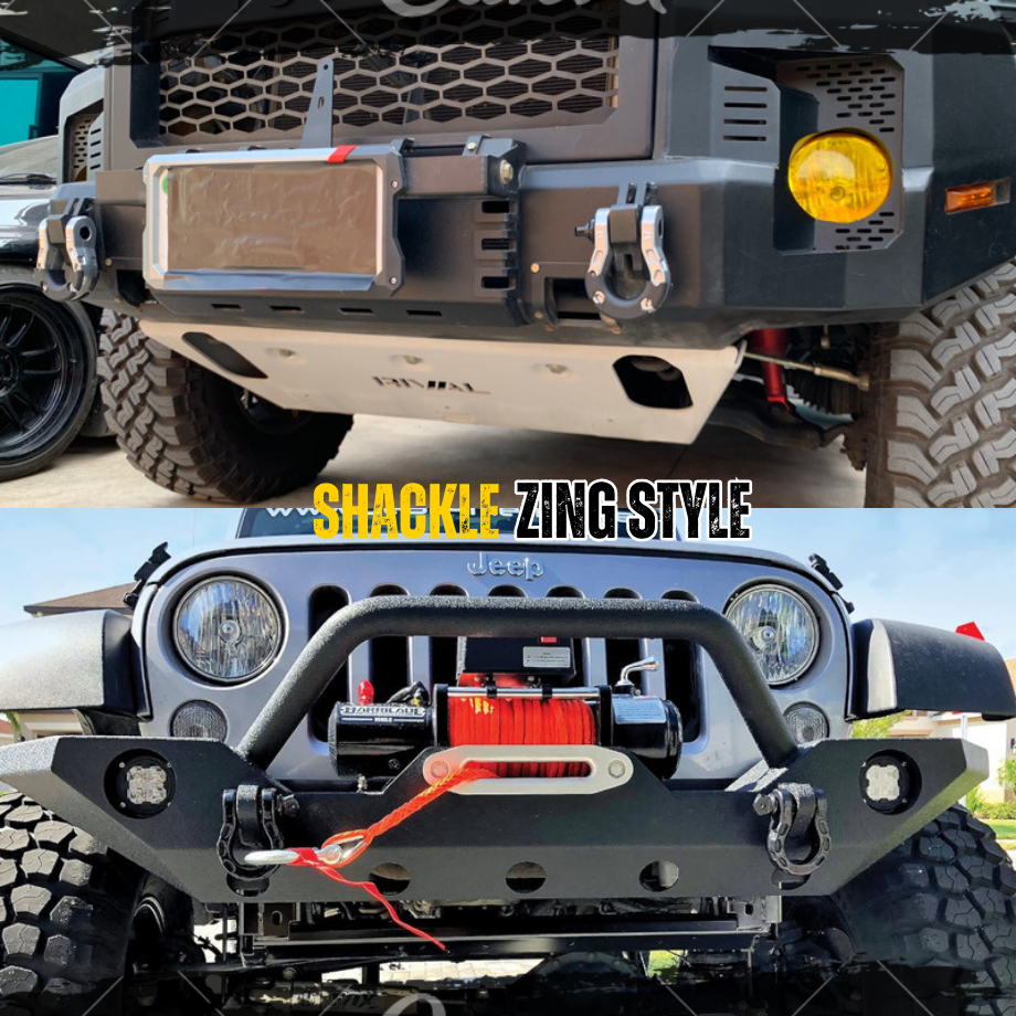 สเก็นเหล็กคาร์บอน OFF-ROAD รับน้ำหนักสูงสุด 8 ตัน มี 8 สี หูลาก สเก็นห่วงโอเมก้า ห่วงลาก Shackle - รูปที่ 5