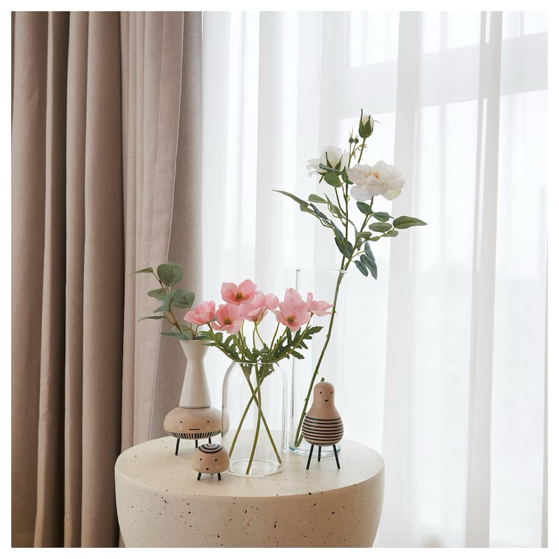 SMYCKA ดอกไม้ประดิษฐ์ ดอกป๊อปปี้ Dahlia ช่อดอกไม้ มีหลายแบบให้เลือก IKEA