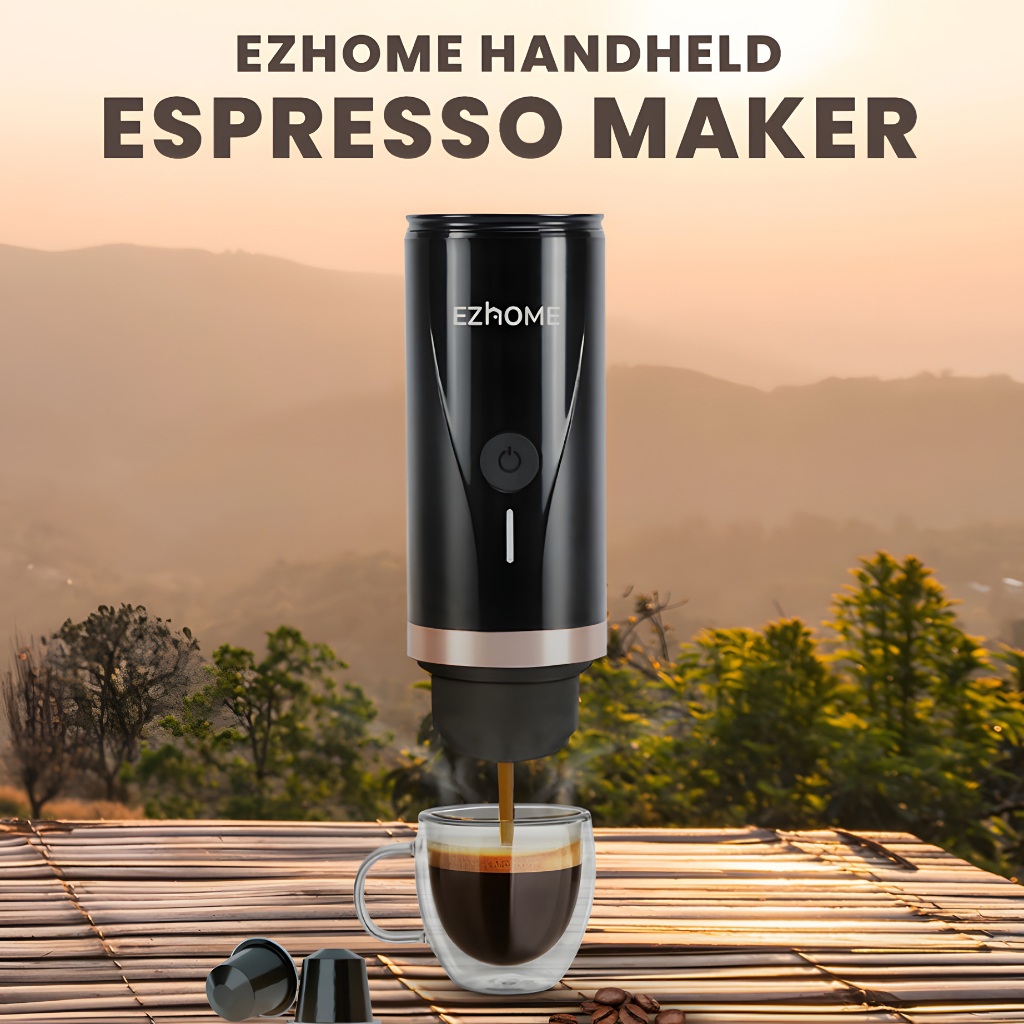 EZHome Espresso Maker Pro EL07 เครื่องชงกาแฟแบบพกพา- รับประกันศูนย์ไทย 1 ปี
