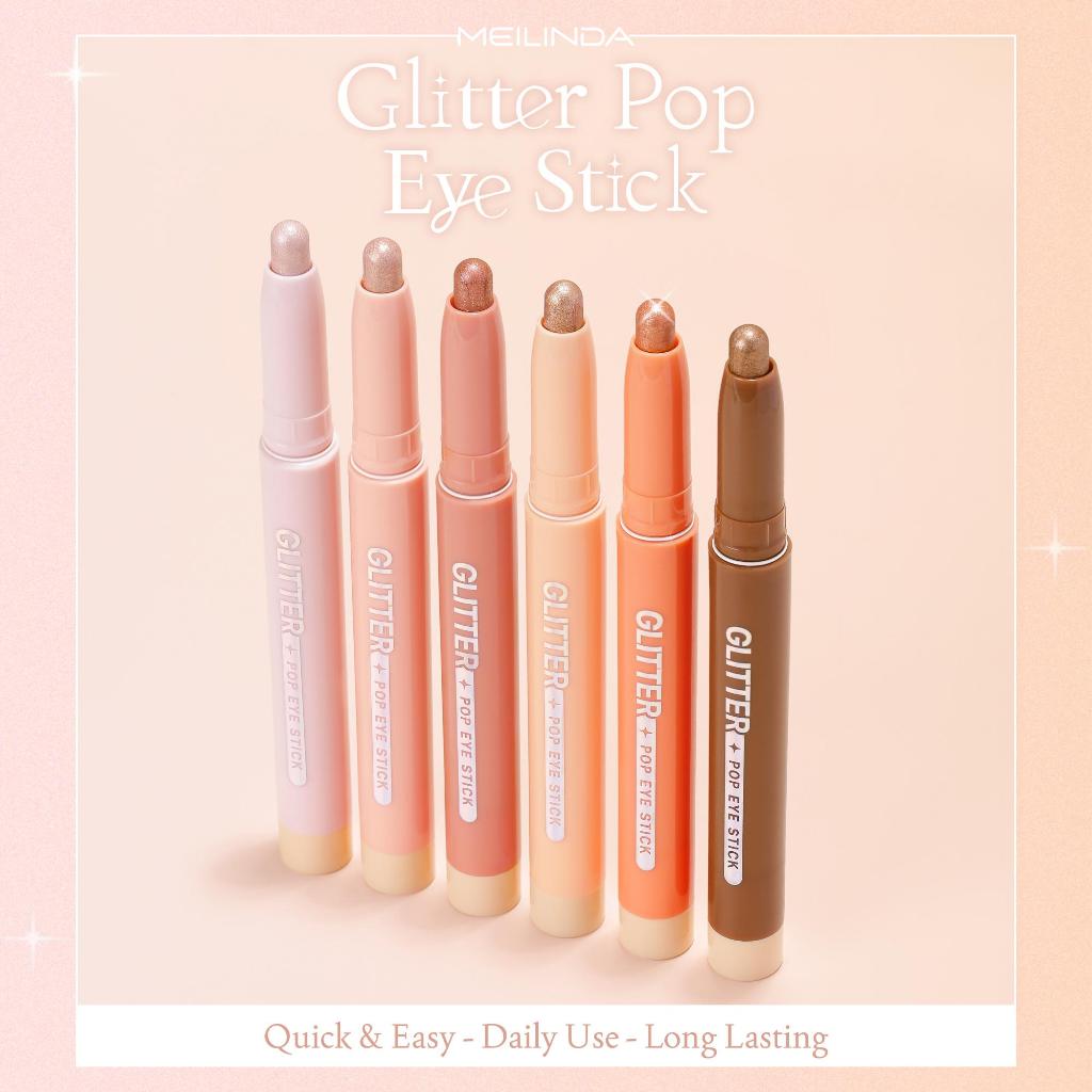 Meilinda MATTE,GLITTER POP EYE อายแชโดว์แมทท์ และ กลิตเตอร์ (MC3117,MC3118)