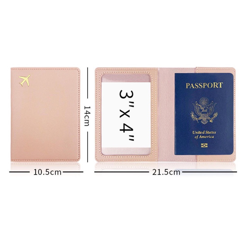 🌈ส่งไวจากไทย🌈ซองใส่ Passport ปกพาสปอร์ต ซองใส่หนังสือเดินทางPassport หนัง PU คุณภาพดี พร้อมส่ง