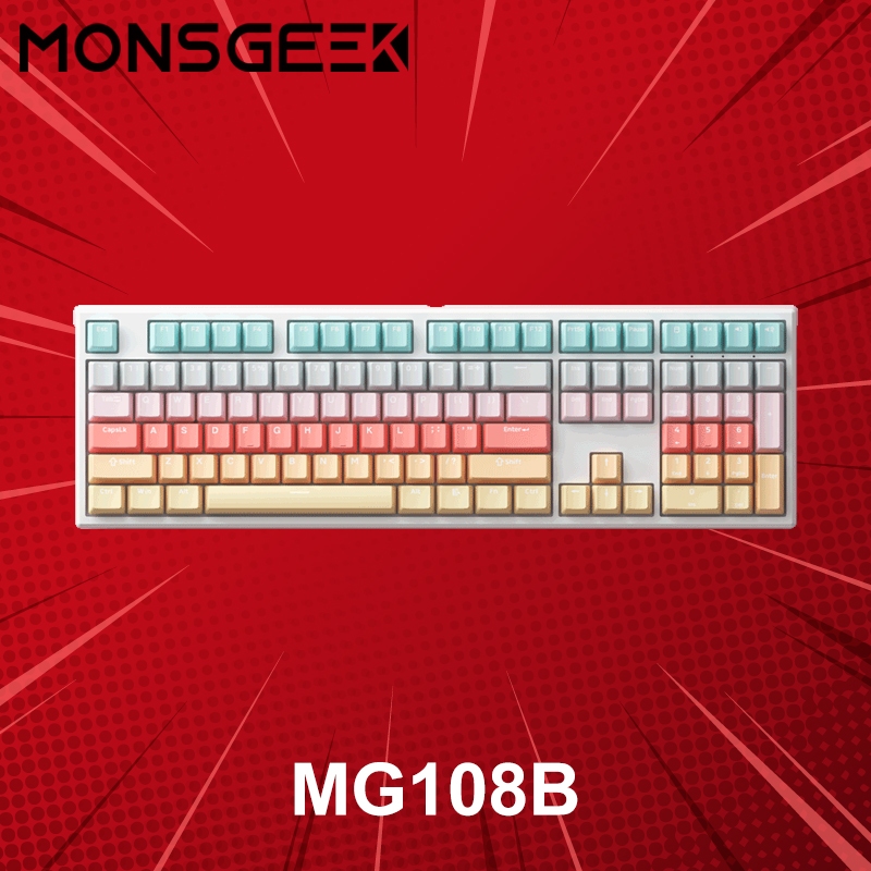 คีย์บอร์ด MonsGeek MG108B (ภาษาอังกฤษ) ประกันศูนย์ 1 ปี