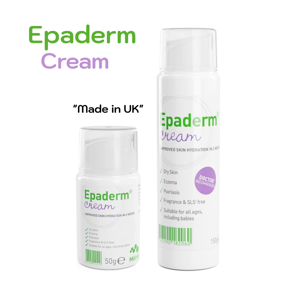 "Made in UK" Epaderm Cream ครีมที่แพทย์แนะนำ หมดปัญหาผิวแห้งคัน เห็นผลใน 2 สัปดาห์