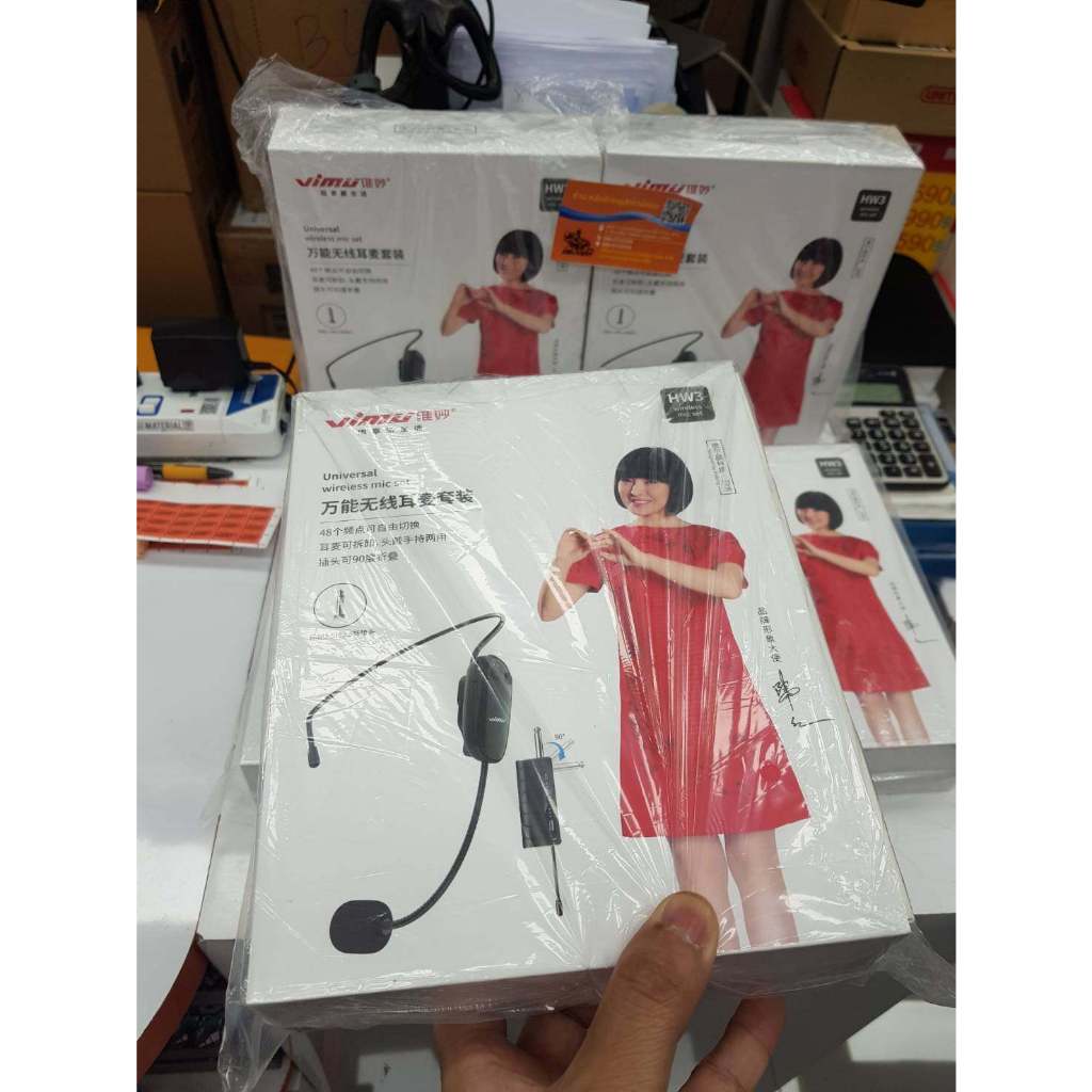 ไมค์โครโฟรไร้สาย W-KING HW3 (ไมค์แบบคล้องหัว)