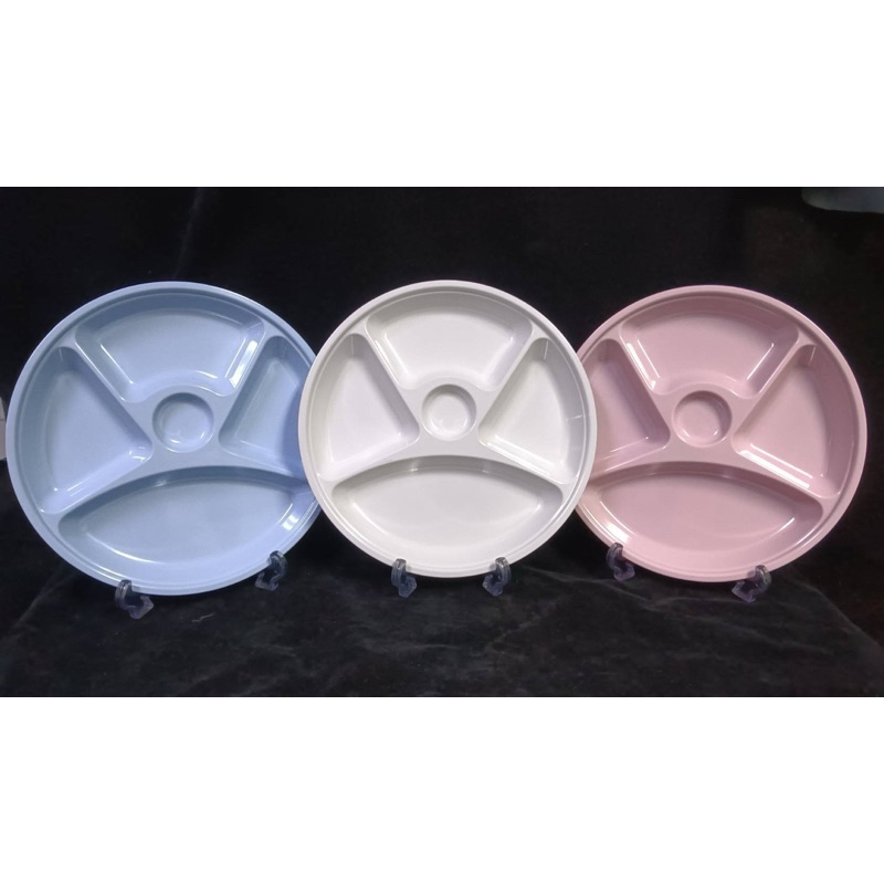 ถาดหลุมเมลามีน 5ช่อง 11นิ้ว ตราฟลาวเวอร์แวร์ มี3สีให้เลือก T36057-11