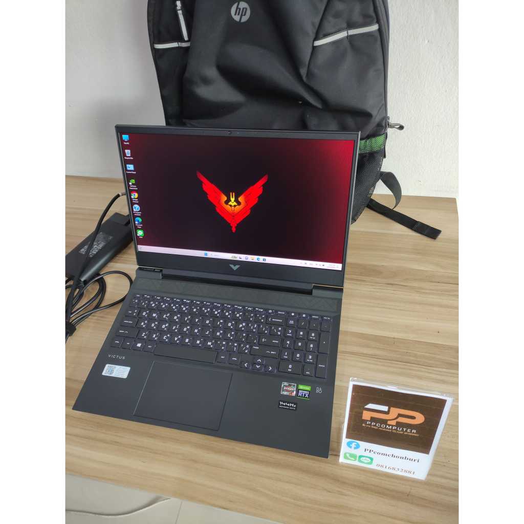 💻 โน๊ตบุ๊ค HP VICTUS RTX3060 ตัดต่อ เล่นเกมส์ ทำงาน แรงๆ