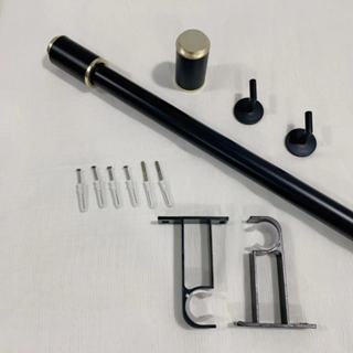 ราวผ้าม่านชั้นเดียว ชุดราวผ้าม่าน อุปกรณ์ครบชุด อลูมิเนียมอั…