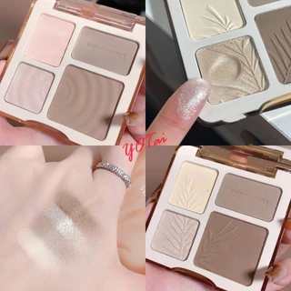 YOTAI ❤️Sweet Mint❤️ พาเลทคอนทัวร์ ไฮไลท์เฉดดิ้ง พาเลทไฮไลท์เฉดดิ้ง สร้างมิติ คอนทัวร์ กันน้ำ กันเหงื่อ ติดทนยาวนาน