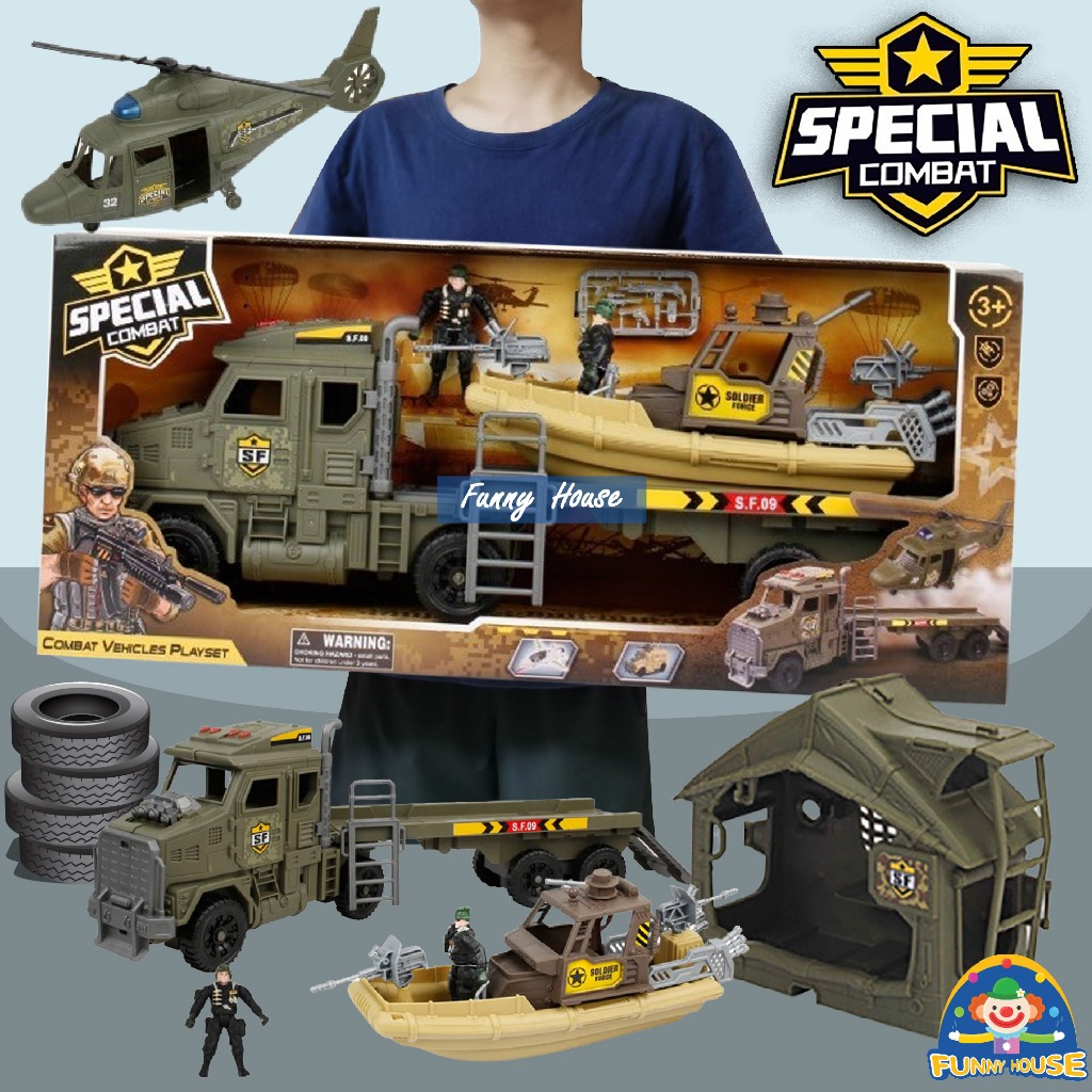 ชุดกองกำลังพิเศษทางทหาร โมเดลทหาร Military Special Force Set ชุดใหญ่