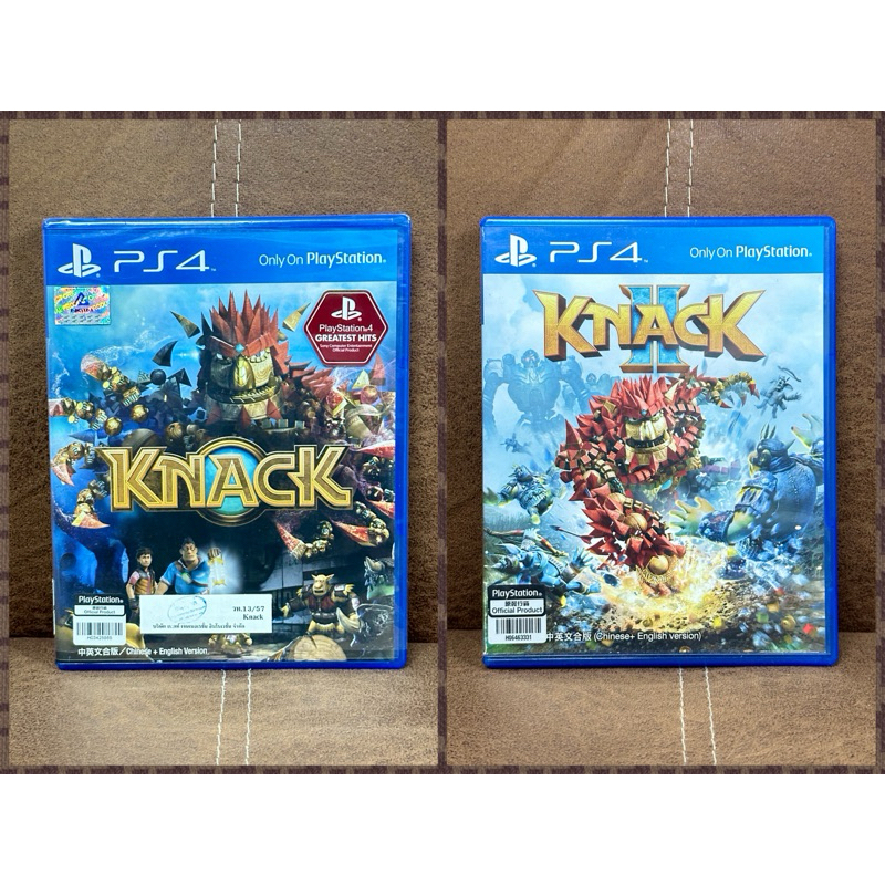 [Ps4] KNACK 1-2 [เล่นได้2คน][มือ2]