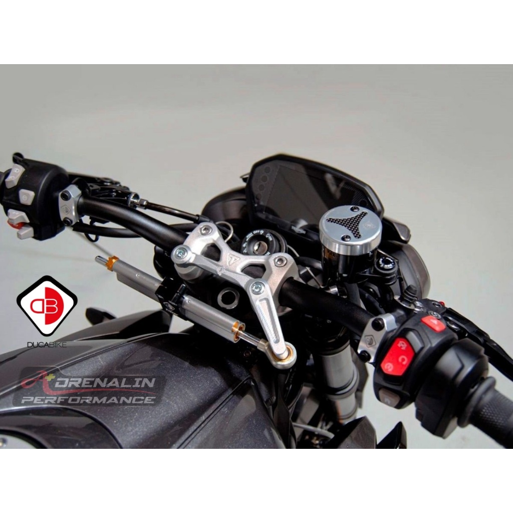 ducabike ขาจับกันสะบัด ohlins สำหรับ street triple 765 2017+ ทุกรุ่น ของแท้ italy