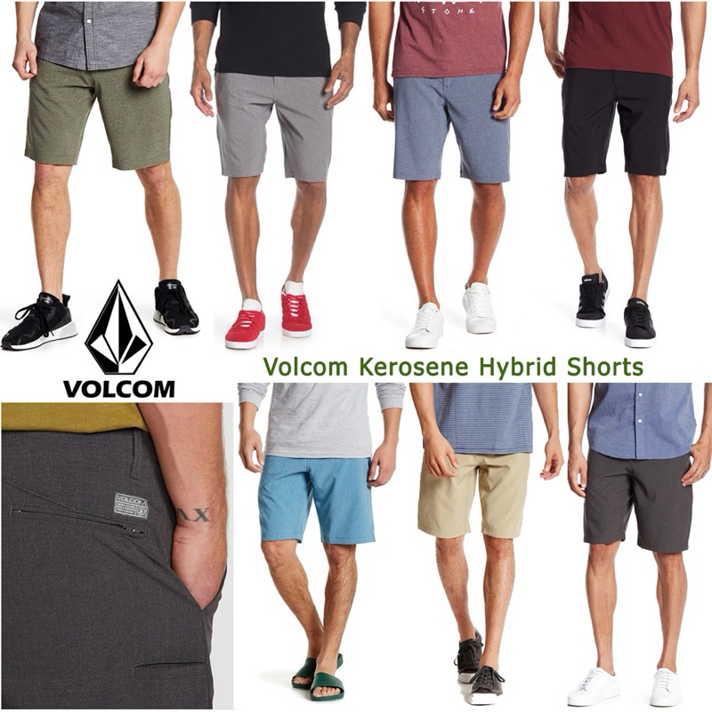 กางเกงขาสั้นVolcom Men's Kerosene Hybrid Shorts