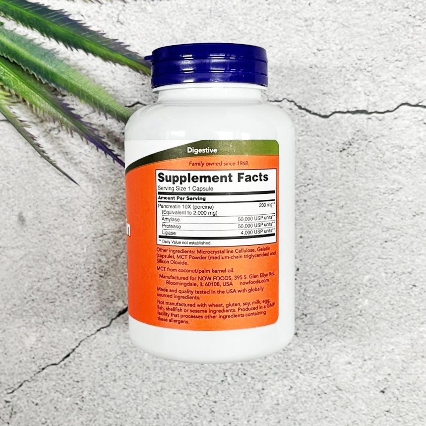 Now Foods Pancreatin 2000 รูปที่ 2