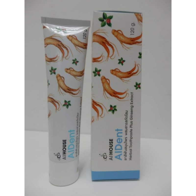Aident ยาสีฟันสมุนไพรผสมสารสกัดโสม