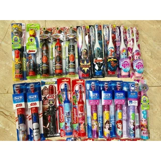 ของแท้นำเข้า🇺🇸 💥ถูกที่สุด💥แปรงสีฟันไฟฟ้าเด็ก 3ปี+ Oral B และ Colgate Kids Firefly