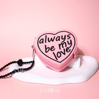 earika.earrings - denim jewelry box กล่องเครื่องประดับเนื้อผ้าเดนิม ลายบาร์บี้ มีสายคล้อง พกพาสะดวก