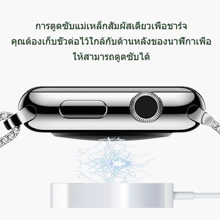 นาฬิกาสายชาร์จแม่เหล็ก A-pp-le watch USB-Type C แบบพกพาเหมาะสำหรับ i-Watch series 9 8 7 6 SE 5 4 3 2 1
