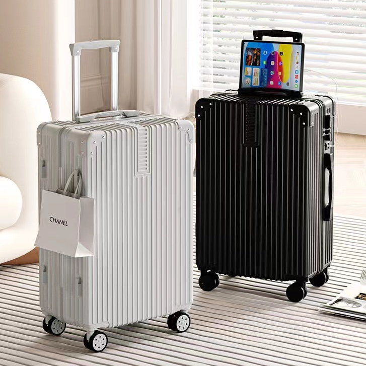 กระเป๋าเดินทาง กระเป๋าเดินทางล้อลาก 20/26นิ้ว  วัสดุABS+PC  แข็งแรงทนทาน กระเป๋าเดินทางชาร์ตแบตได้