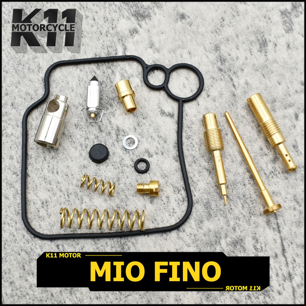 ชุดซ่อมคาร์บู Fino Mio ยามาฮ่า ซ่อมคาร์บูเรเตอร์ ครบชุด เกรดA อย่างดี ตรงรุ่น ใส่แทนเดิมได้ พร้อมส่ง