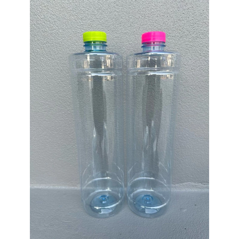 ขวดพลาสติกใสขนาด1000ml จำนวน100 ขวดพร้อมฝา