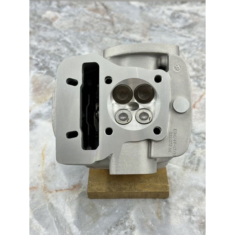 ฝาสูบ4วาล์110inew2021และ125iLEDใหม่ปี2023ฝาสูบตรงรุ่นใส่ได้เลยไม่ต้องแปลงขนาดวาว19-17มิลใส่ลูก53ขึ้น