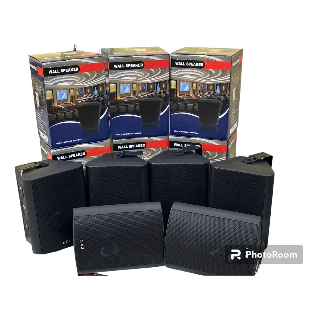 LXJลำโพงติดผนังขนาด 6.5 นิ้ว แบบ 2 ทางLXJ รุ่นLX-106 รองรับกำลังขับสูงสุด 800 watt max เสียงดีระดับ 