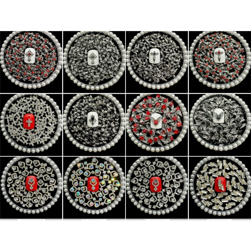 อะไหล่ สำหรับแต่งเล็บ 10 ชิ้นต่อแบบต่อสี มีให้เลือกมากกว่า 60 แบบ 60สี