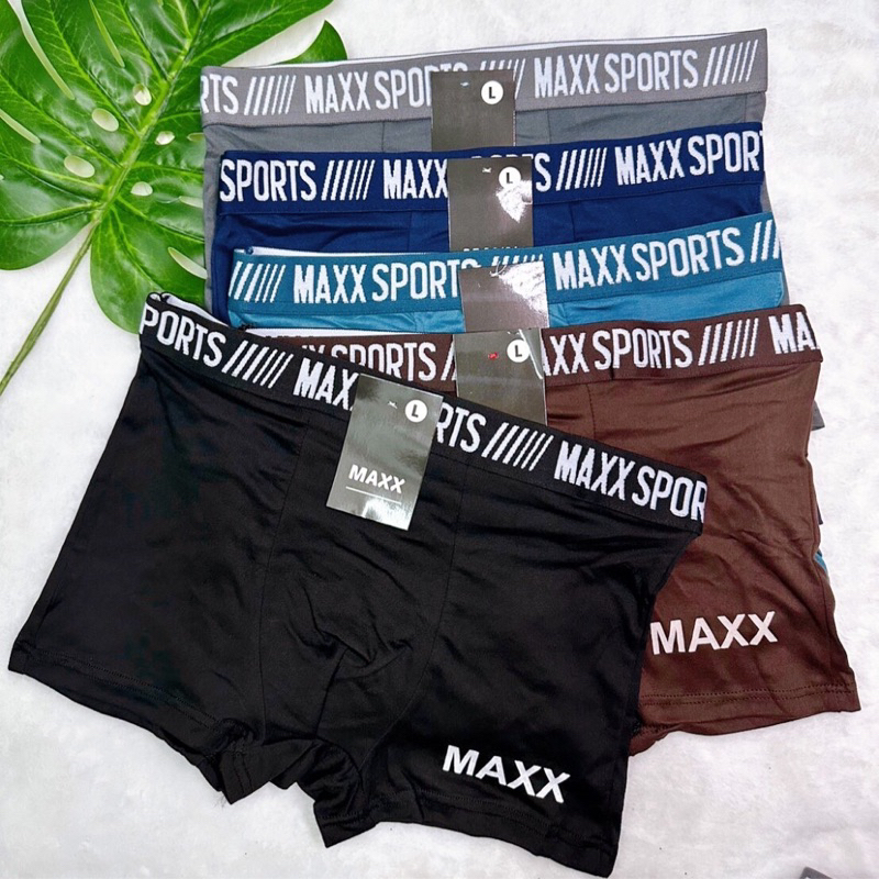 🔥สินค้าพร้อมส่ง🇹🇭กางเกงบ็อกเซอร์ Maxx 1 แพ็ค 10 ตัวผ้านิ่มใส่สบาย