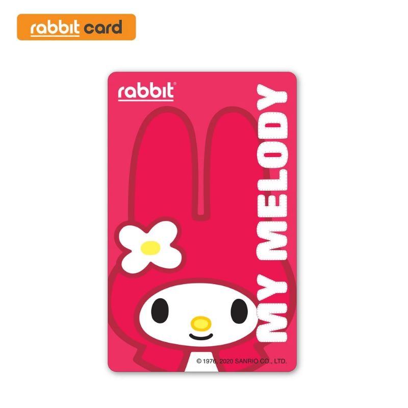 RABBIT CARD My melody บัตรแรบบิทฟรีเข็มกลัด สำหรับบุคคลทั่วไป