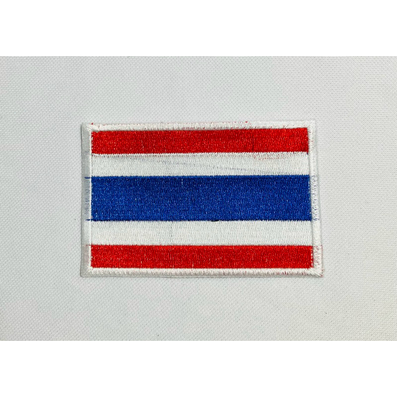 อาร์มโลโก้ธงชาติไทย ติดเสื้อ ติดกางเกง ขนาด 5x7 cm.