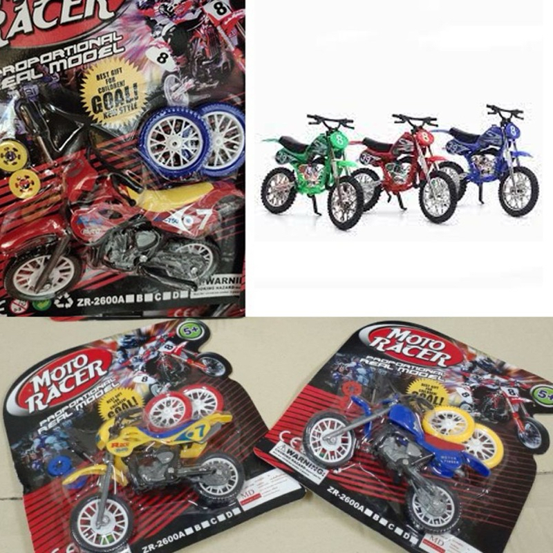 ของเล่นรถวิบากโมเดลรถวิบากจำลอง ชุดตกแต่ง  (คละสี) - รูปที่ 6