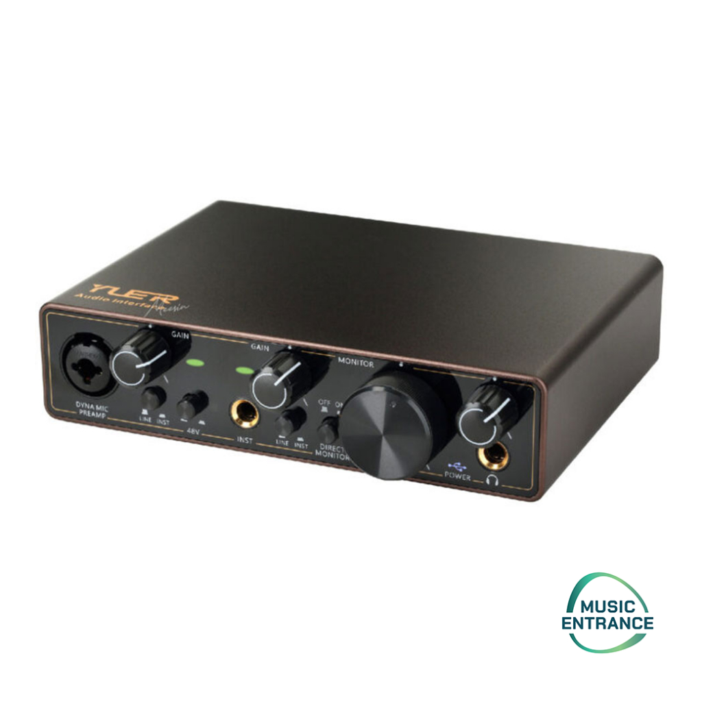 Yuer 2i2 Audio Interface ซาวน์การ์ด ออดิโอ อินเตอร์เฟซ